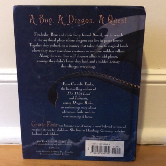 Dragon Rider Book By Cornelia Funke - Picture 2 of 6